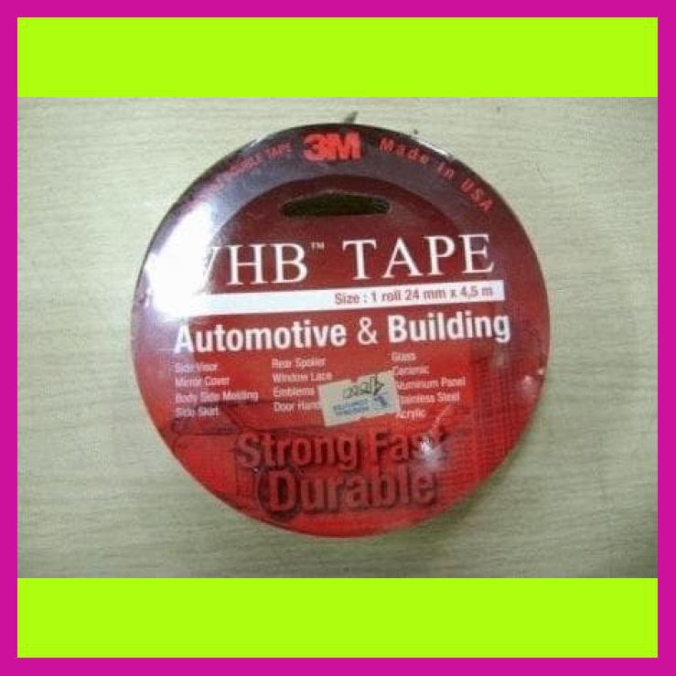 

DOUBLE TAPE 3M VHB ISOLASI UKURAN 24 MM 4 5M PEREKAT 3M LEM 3M