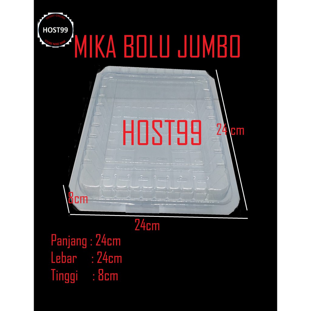 PCS MIKA PLASTIK JUMBO BOX KOTAK TEMPAT MIKA PLASTIC BENING BESAR ECER
