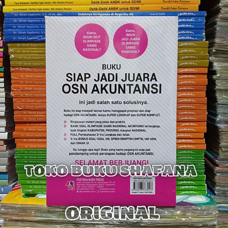 Buku OSN AKUNTANSI SMA : Kumpulan Soal Siap jadi Juara Terlengkap Pustaka Baru Press