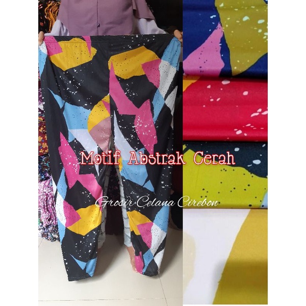 CELAMIS MOTIF ABSTRAK CERAH