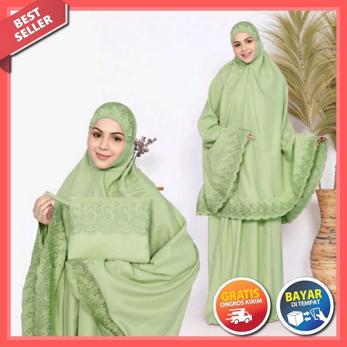 Anggraini ~ Qia ~ Mukena Dewasa ~ Mukena Travelling ~ Mukena Bordir ~ Syahrini Mukena By Qia ~ Ori S