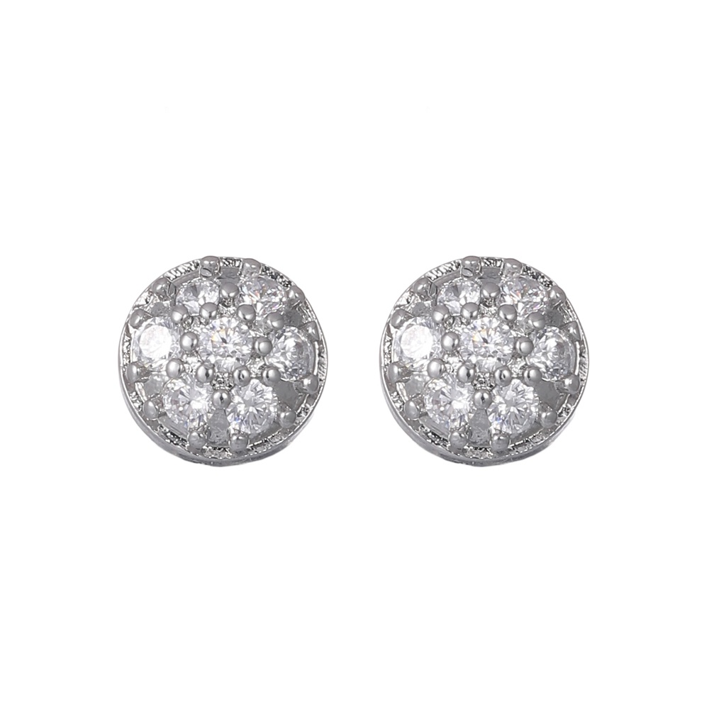 ✅COD  Anting Bulat Korea Fashion Anting Hoops Polos  Aksesoris Titanium Jewelry Anting Emas Murah D282