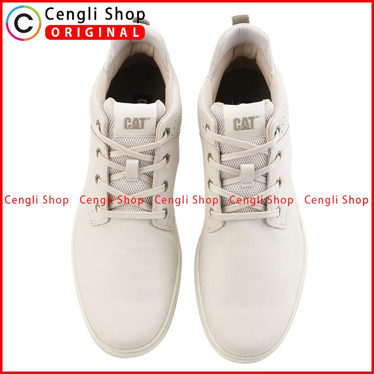 SEPATU CATERPILLAR CASUAL ORIGINAL SNEAKER KETS PRIA KULIT ASLI CAT-09