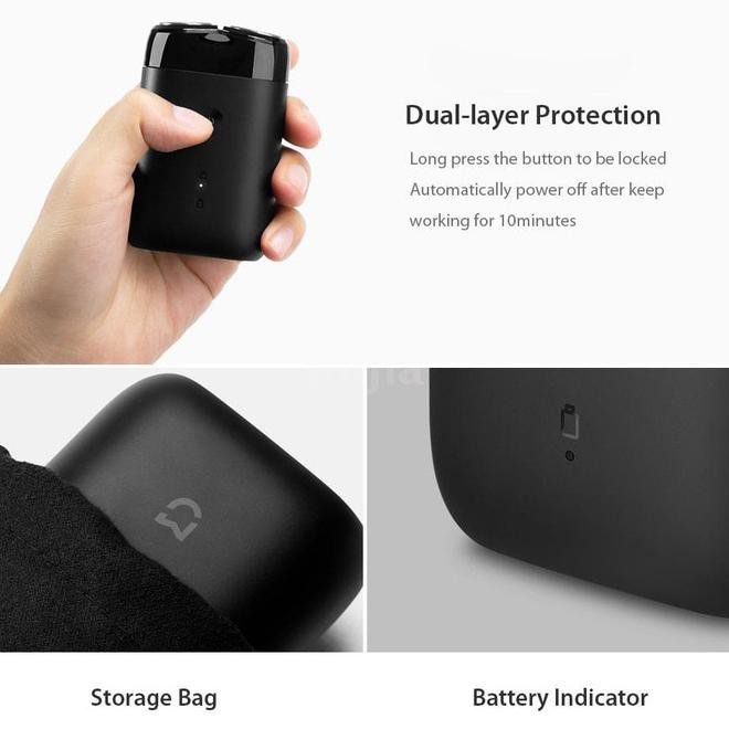 Xiaomi Mijia Electric Shaver Alat Cukur 2 Head chargerable