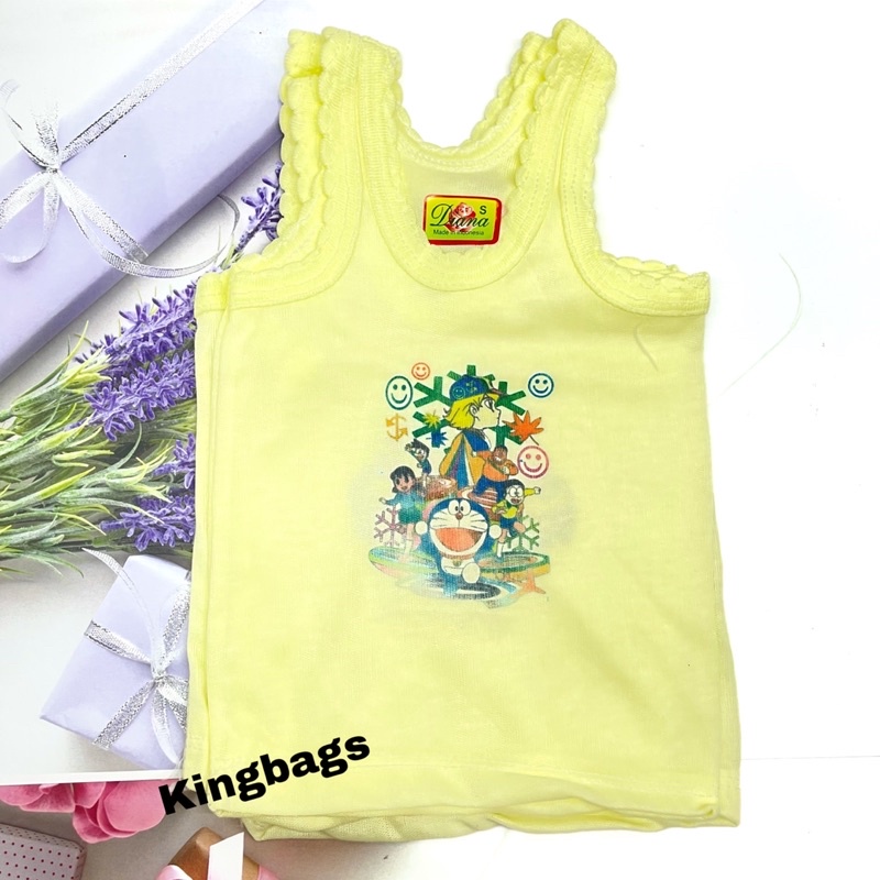 12 PCS Kaos Dalam /Singlet /Anak motif Karakter