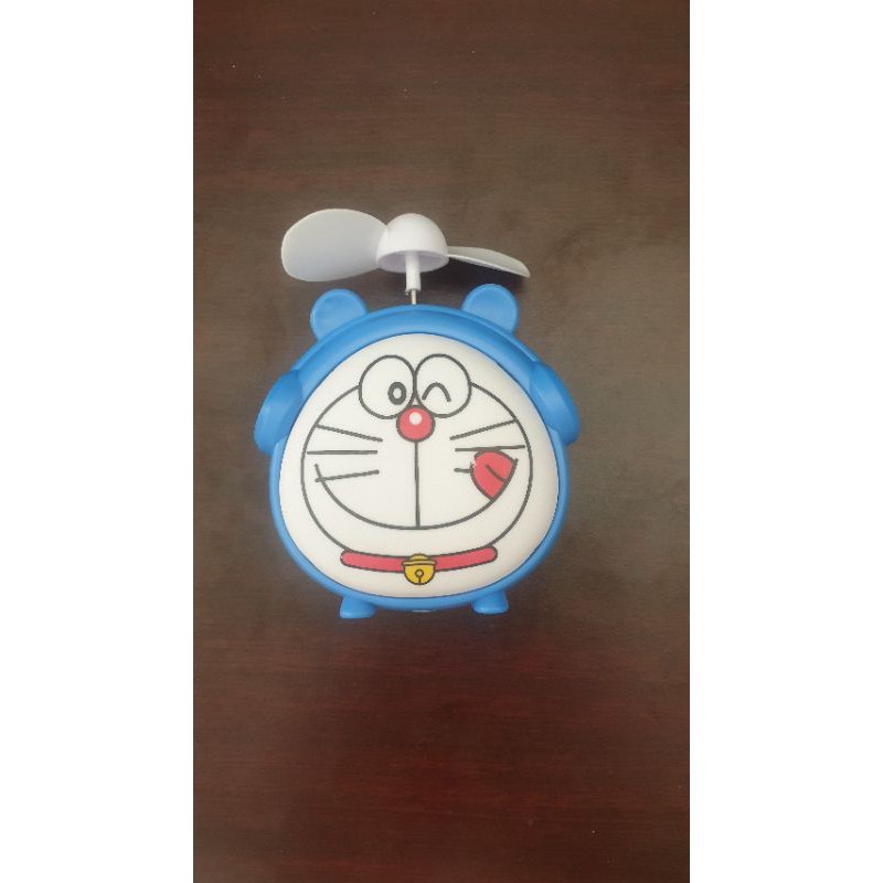 kipas duduk kipas lampu tidur doraemon kipas angin karakter kipas mini portable OT14