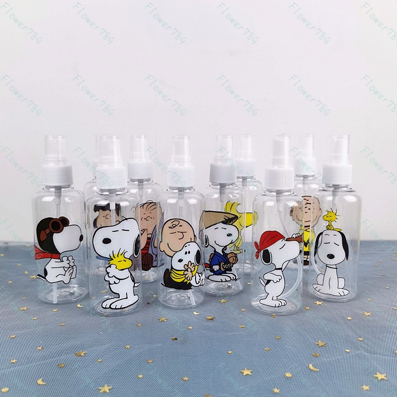 We Flower Portable Cartoon Snoopy Spray Bottle 100ML Travel Size Bottles Refillable Container