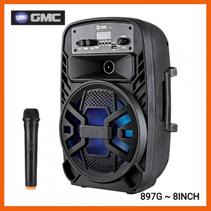 GMC 897G SPEAKER PORTABLE MULTIMEDIA WITH BLUETOOTH KARAOKE