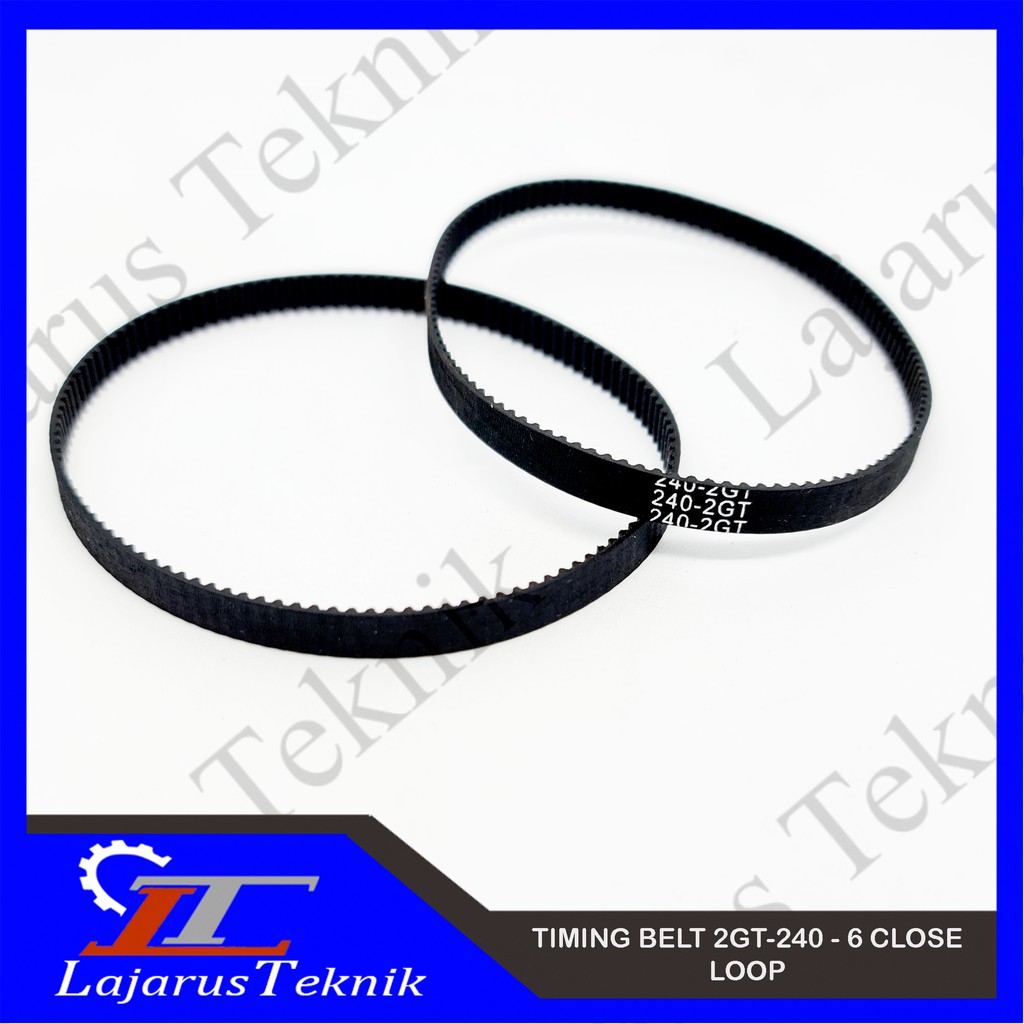 Timing Belt 2GT -240-6 Close Loop / GT2 - Length 240 - width 6mm