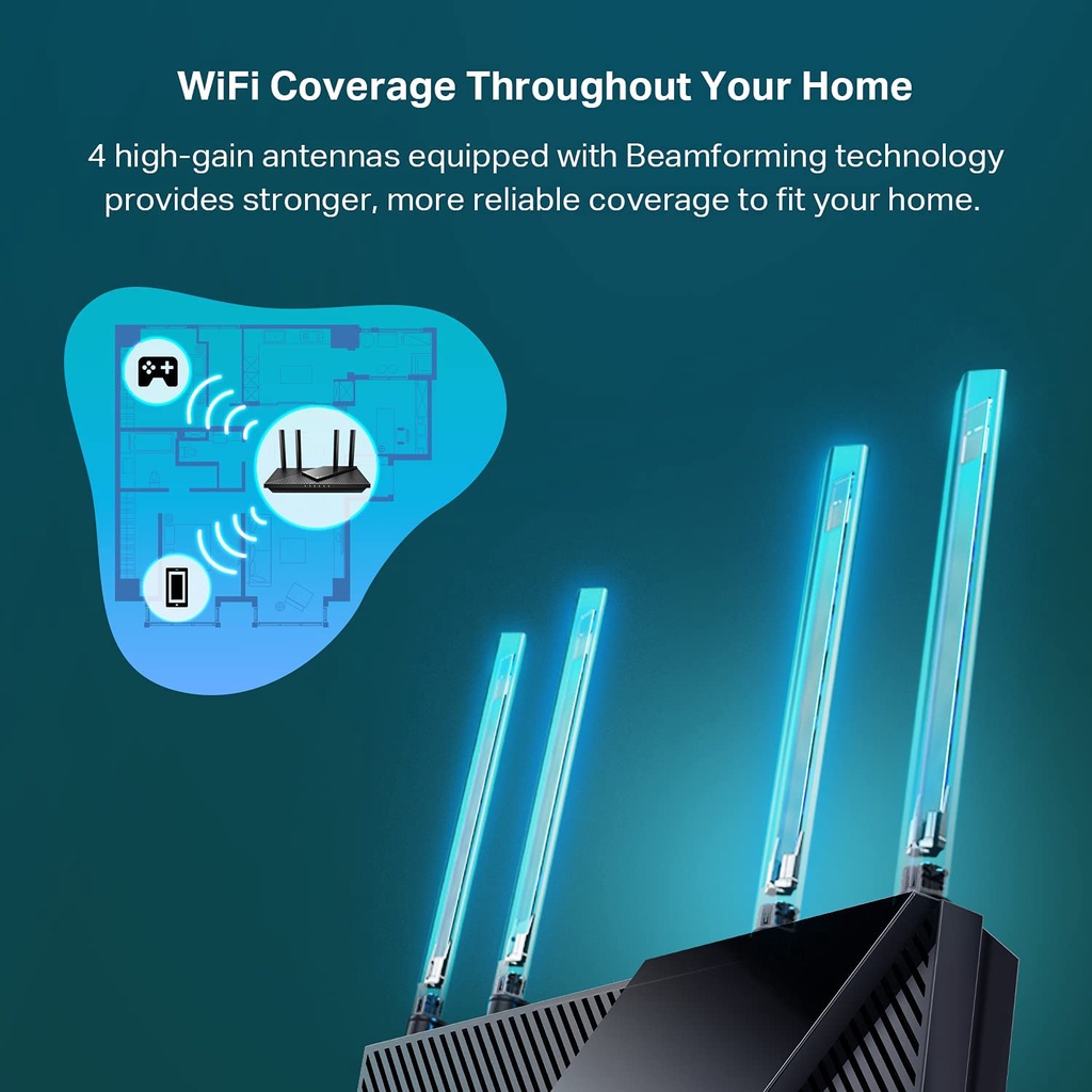 TP-LINK Archer AX55 AX3000 Dual Band Wi-Fi 6 Router Tplink AX 55