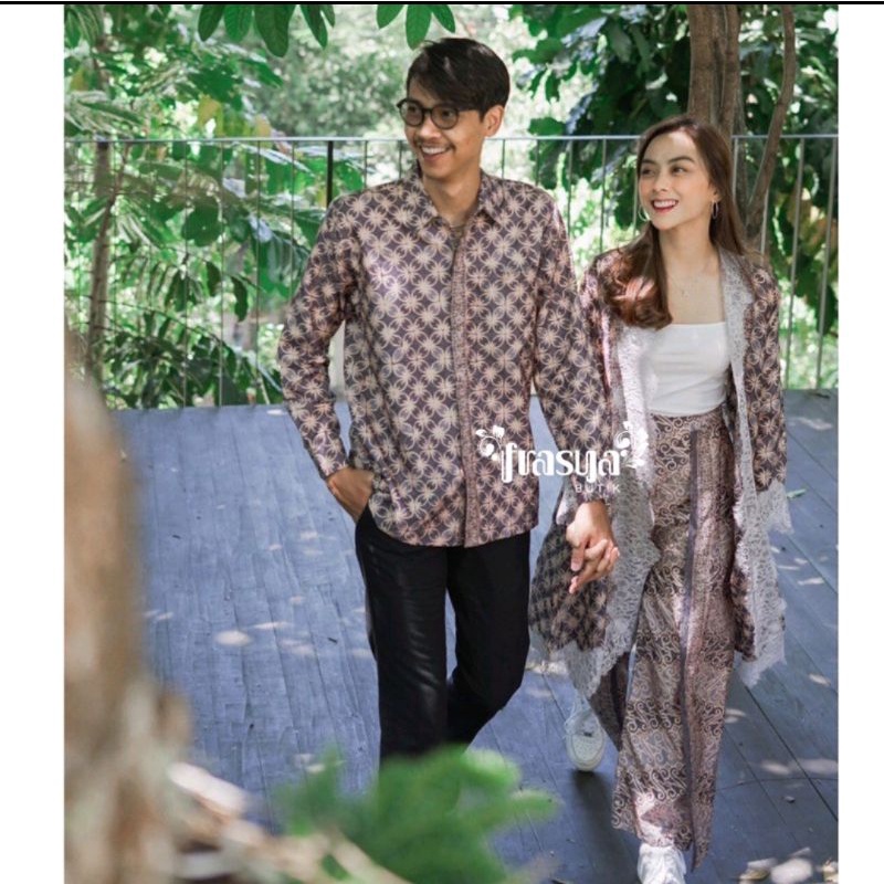 Set Kirana Kulot Outer Lace Renda Batik Viscose Laseman