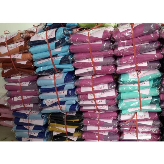 PALING LARIS SKY BLUE XL - JILBAB / HIJAB BOLBAL INSTAN SYAR'I 2 IN1 PRICILLA - P5 PROMO