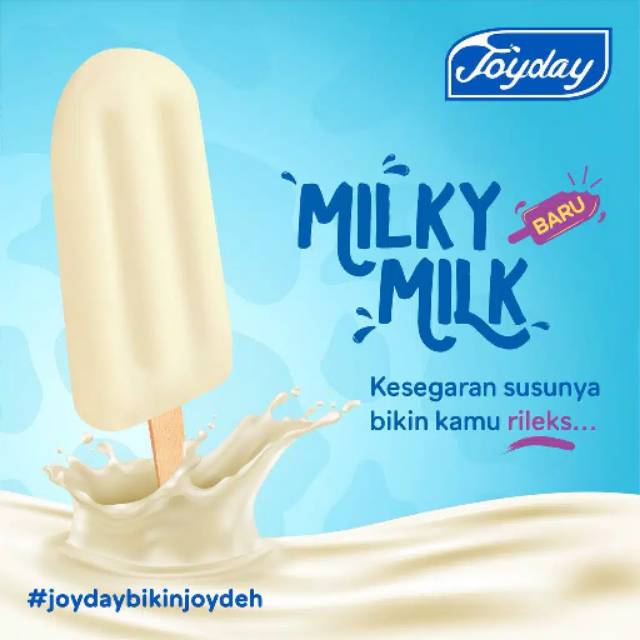 

JOYDAY Ice Cream Milky Milk (1 karton = 50 pcs)