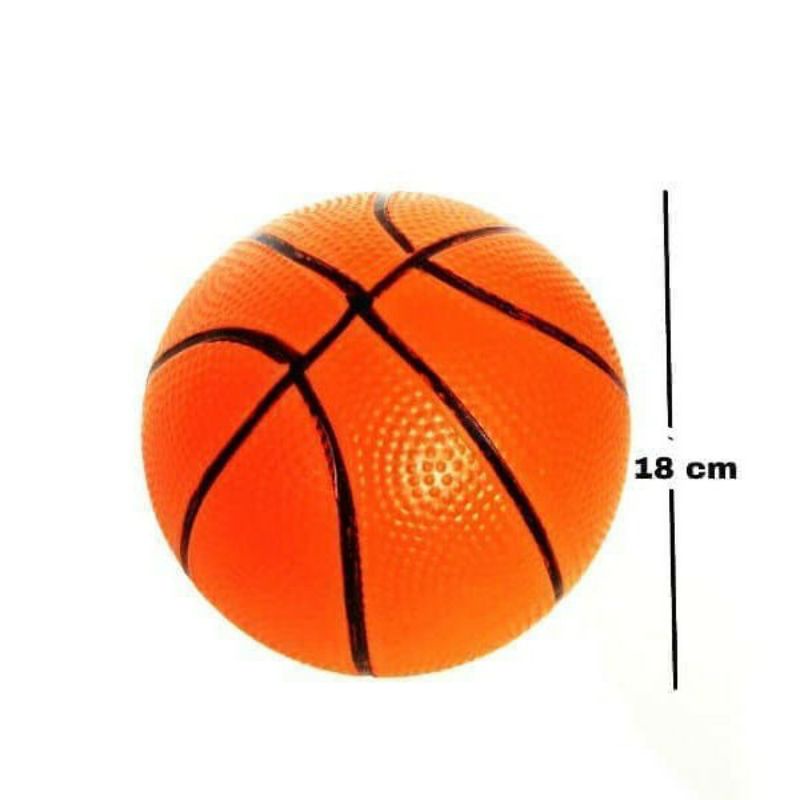 MAINAN ANAK OLAHRAGA CEWEK COWOK BOLA BASKET KARET