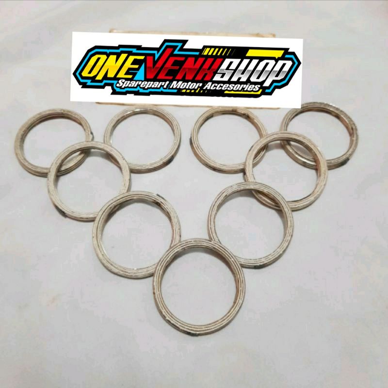 BAUT TANAM KNALPOT SATRIA FU GASKET KNALPOT PAKET BAUT TANAM DAN GASKET PACKING PAKING KNALPOT SATRIA FU