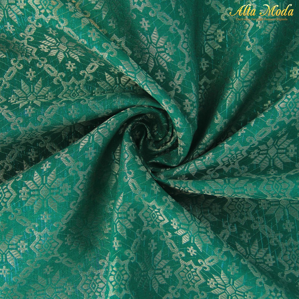 

Alta Moda Songket Motif Palembang Hijau Mix Benang Gold (1M)