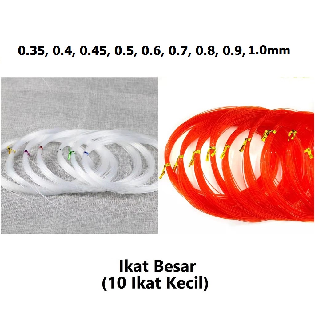 Tali Senar/Tali Kenur/Senar Gelang Uk 0.35-1.0 Harga/Ikat Besar