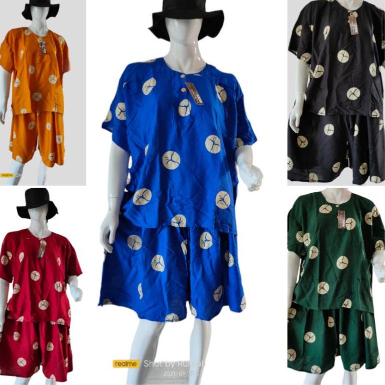TMK.02Jl22ᶠ - Set LD 140 | Baby doll Big Size Pendek | Baby doll Super Jumbo Rayon Pendek