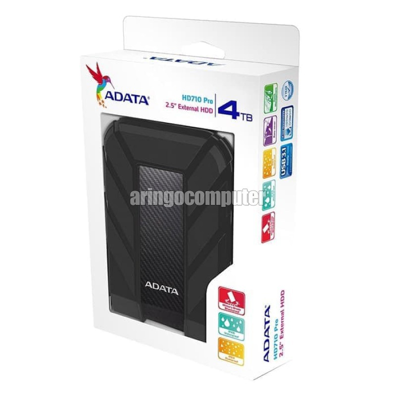 Harddisk Adata HD710 4TB External Anti Shock Karet