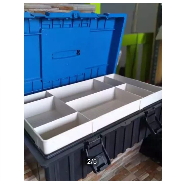 Tool box TEKIN JUMBO - Ukuran : 15 Inch / 38cm - Volume : 40cm x 23cm x 13 cm