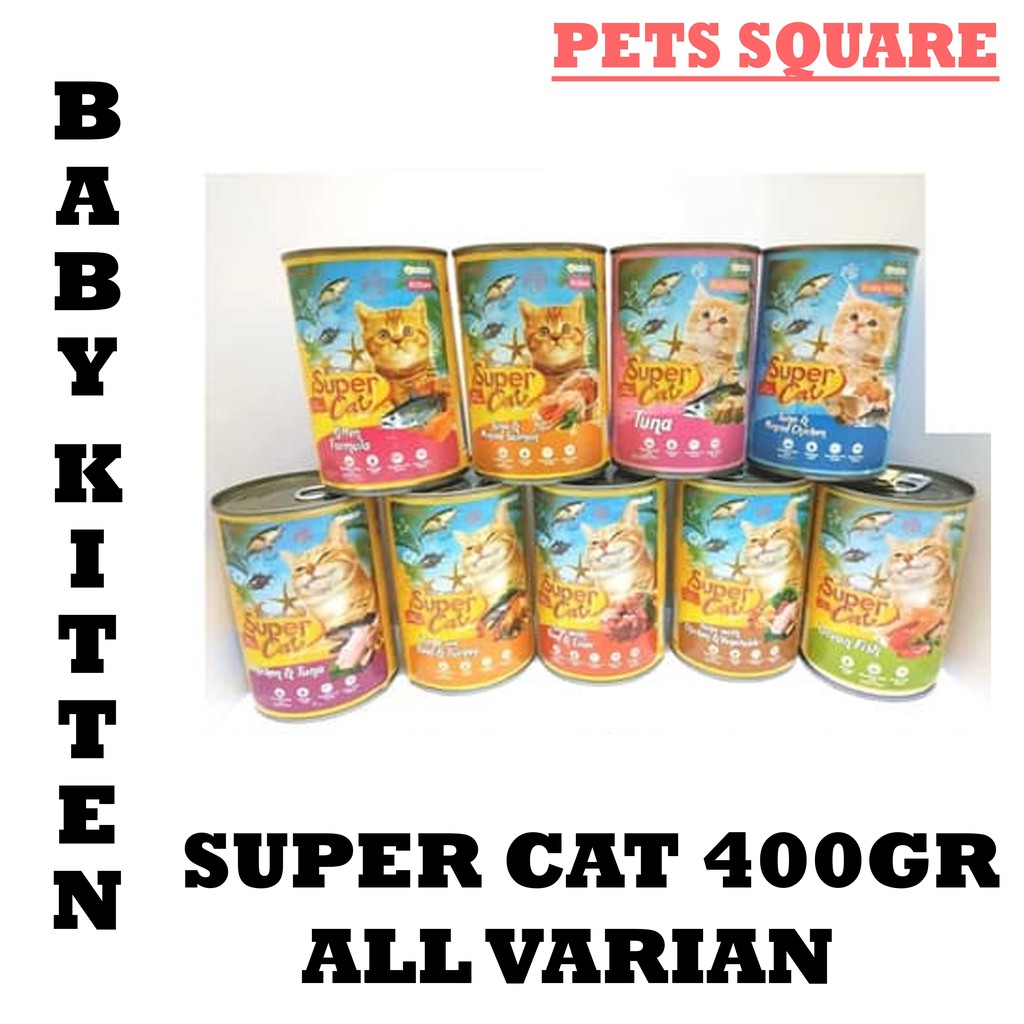 SUPER CAT BABY KITTEN ALL VARIAN 400GR