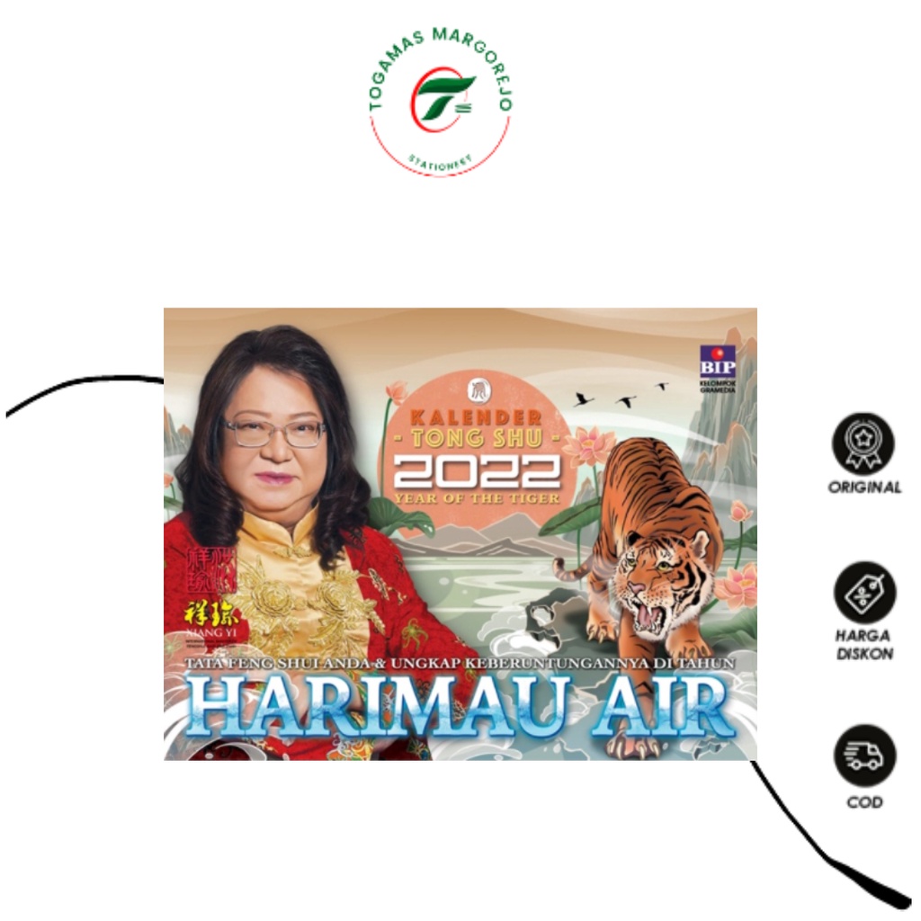 

READY STOCK !! KALENDER TONG SHU 2022: HARIMAU AIR