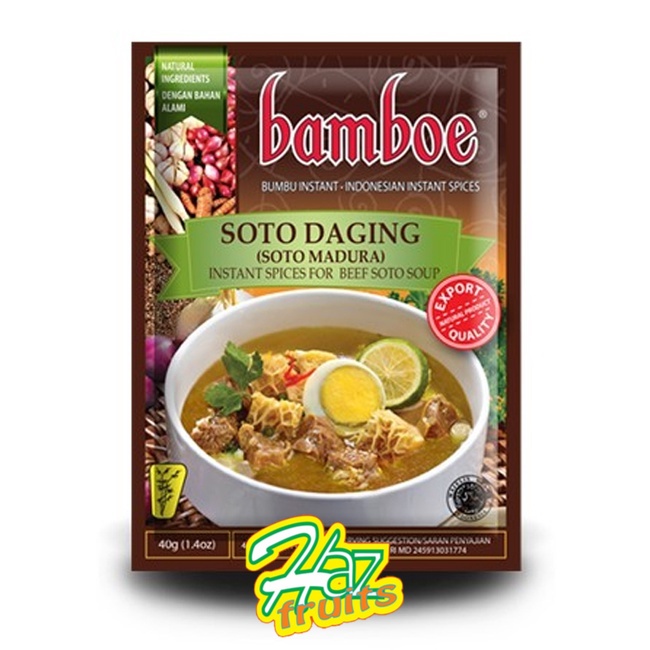 

Bumbu Bamboe Soto Madura