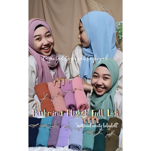 PLISKET FULL Ceruty Babydoll Original (-PASHMINA-PLISKET-)