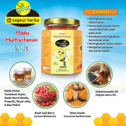 

Madu Anak Multivitamin Kids Azzura