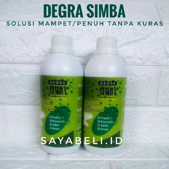 DEGRA SIMBA/ Bakteri Probiotik/Solusi Mampet Tanpa Kuras