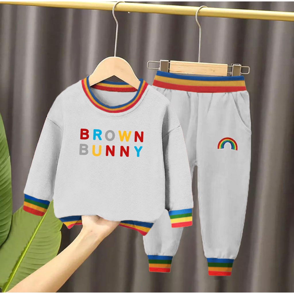 PROMO-SETELAN ANAK SWEATER ANAK 1-5 TAHUN BROWN SETELAN ANAK LAKI-LAKI SETELAN ANAK PEREMPUAN PAKAIAN ANAK LAKI-LAKI PAKAIAN ANAK PEREMPUAN SWEATER ANAK JAKET ANAK PAKAIAN ANAK MUSIM DINGIN TERBARU SETELAN ANAK KEKINIAN TERBARU