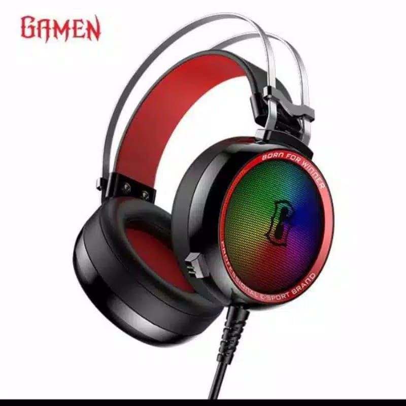 Headset Gaming Gamen GH1200 USB Input 7.1 Virtual Surround With Hiden Mic