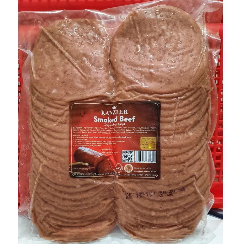 

KANZLER Smoked Beef (Daging Sapi Asap) 1kg