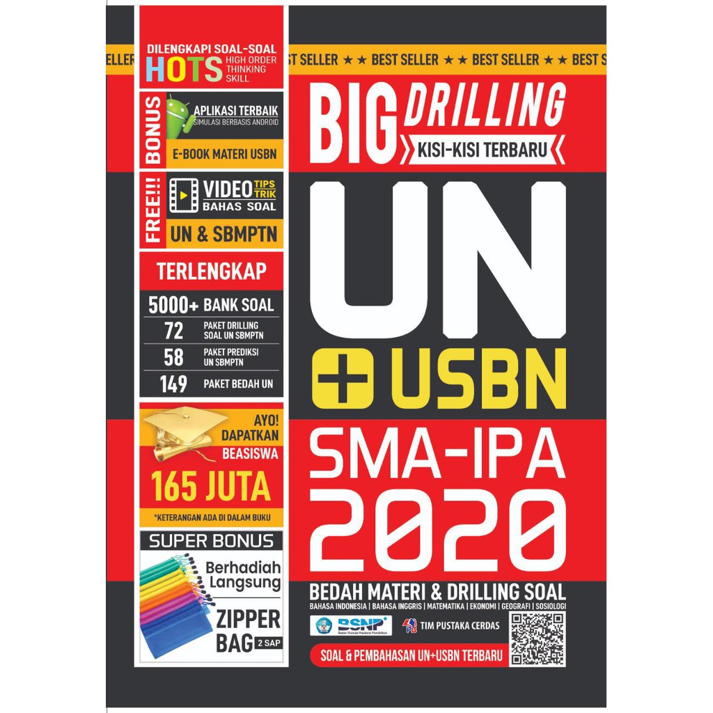 Buku USBN: Big Drilling Kisi-Kisi TERBARU UN USBN SMA IPA 2020 (Termurah)-1