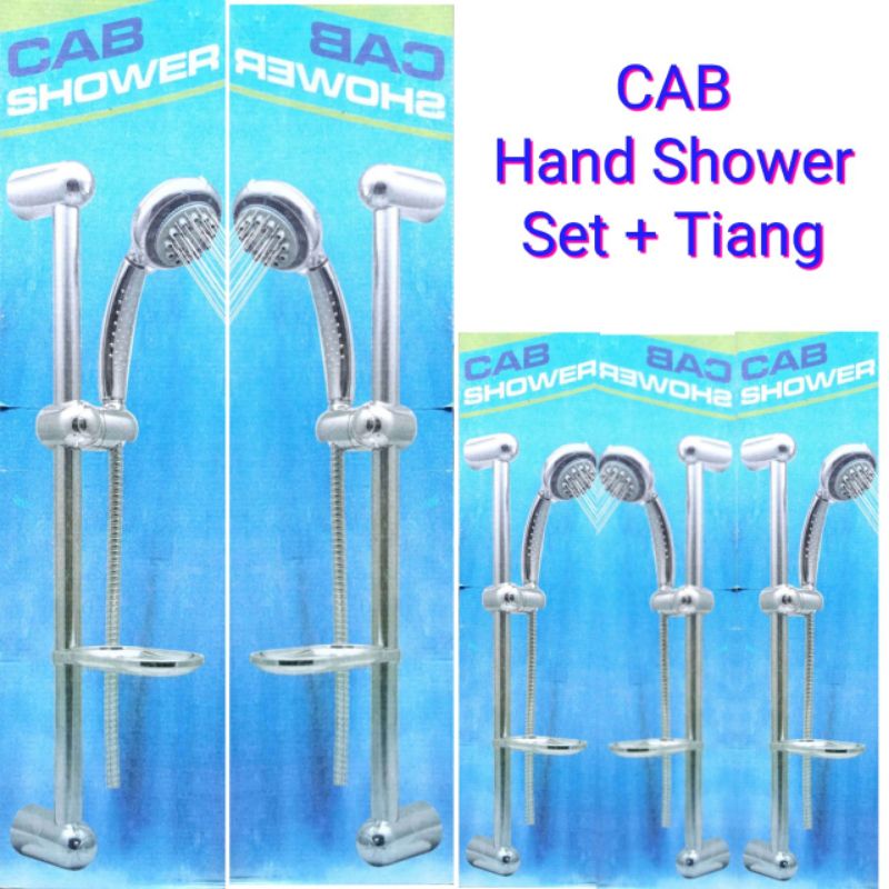 CAB Hand Head Shower Set Tiang