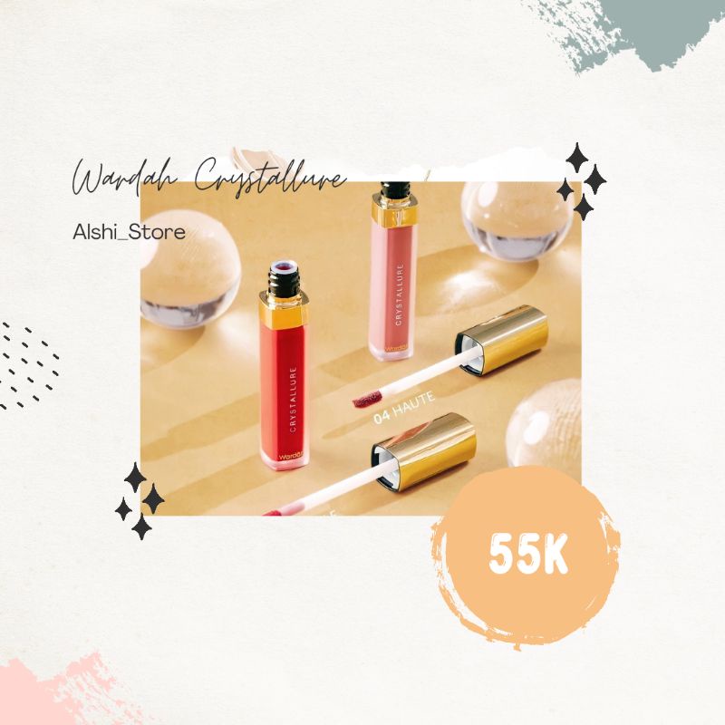 WARDAH CRYSTALLURE LIPSTIK