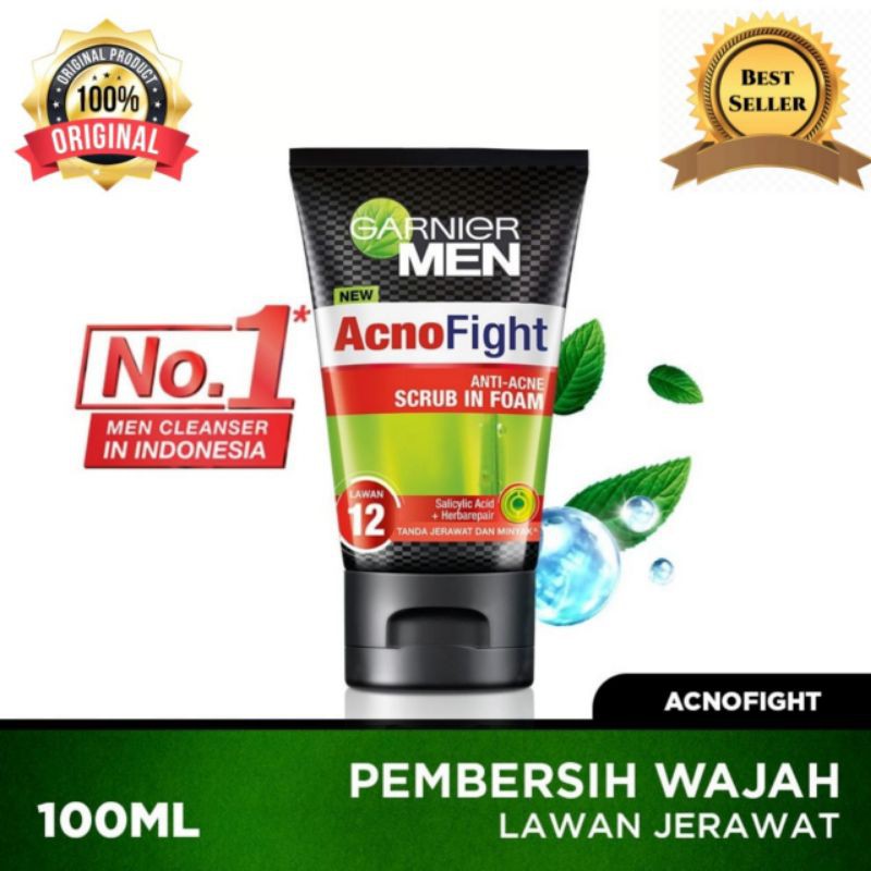 GARNIER Men Facial Foam 100ml