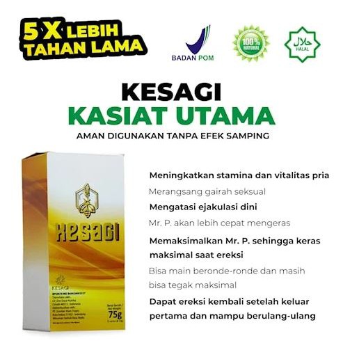KESAGI 100% Asli MADU KUAT PRIA TAHAN LAMA obat kuat pria tahan lama sex ANTI EJAKULASI DINI  BERHUB