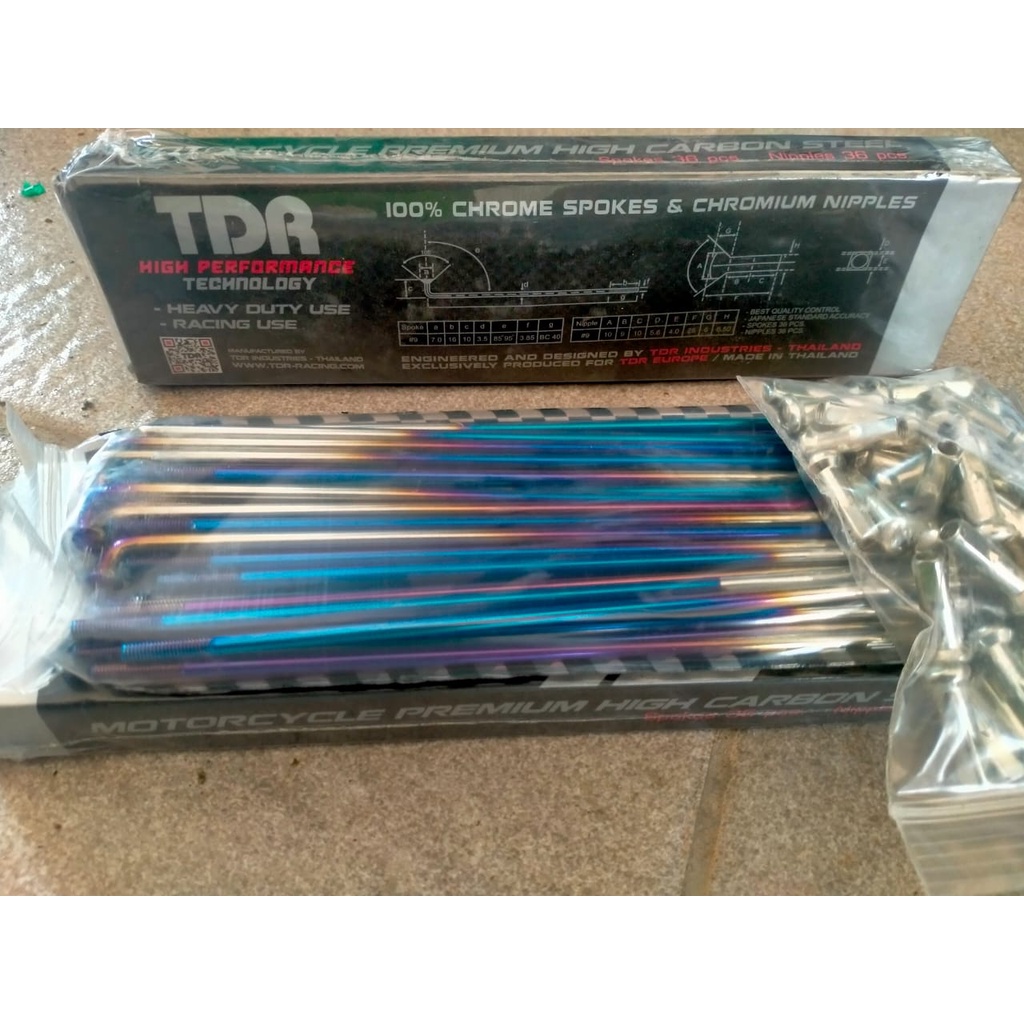 Ruji TDR 2 Tone Blue Silver 184 189