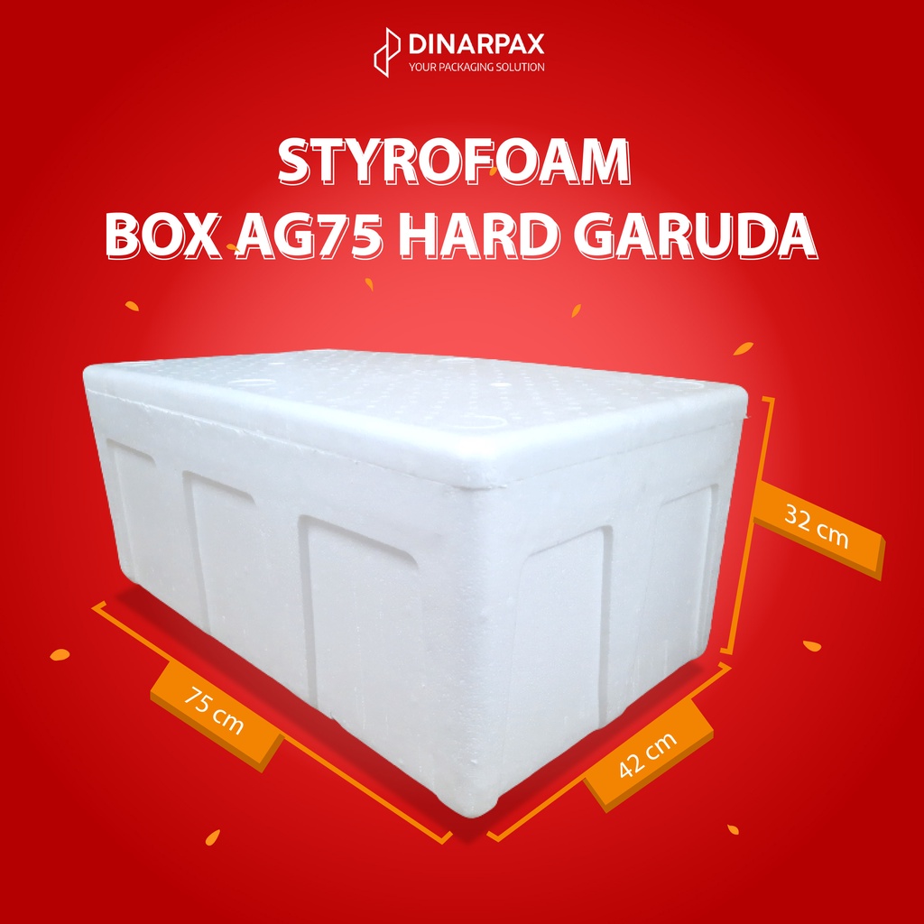 Styrofoam Box AG 75 Ukuran Besar untuk Pengiriman Ikan dan Makanan