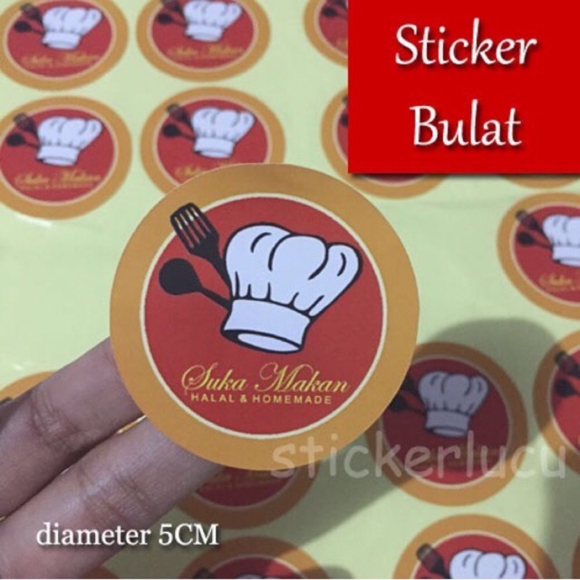 

Sticker Label Waterproof Kecil