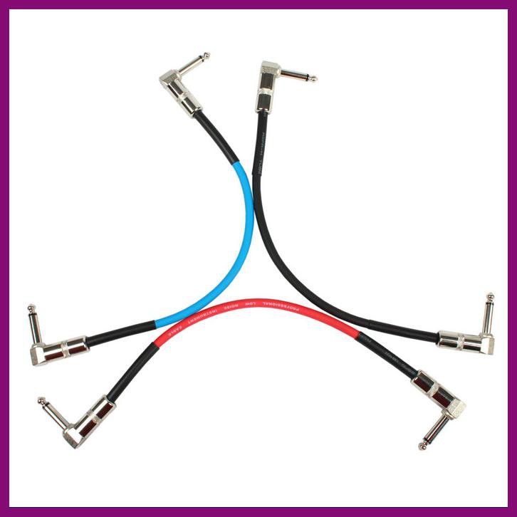 KABEL EFEK GITAR JUMPER (3 PCS) LOW NOISE INSTRUMENT CABLE