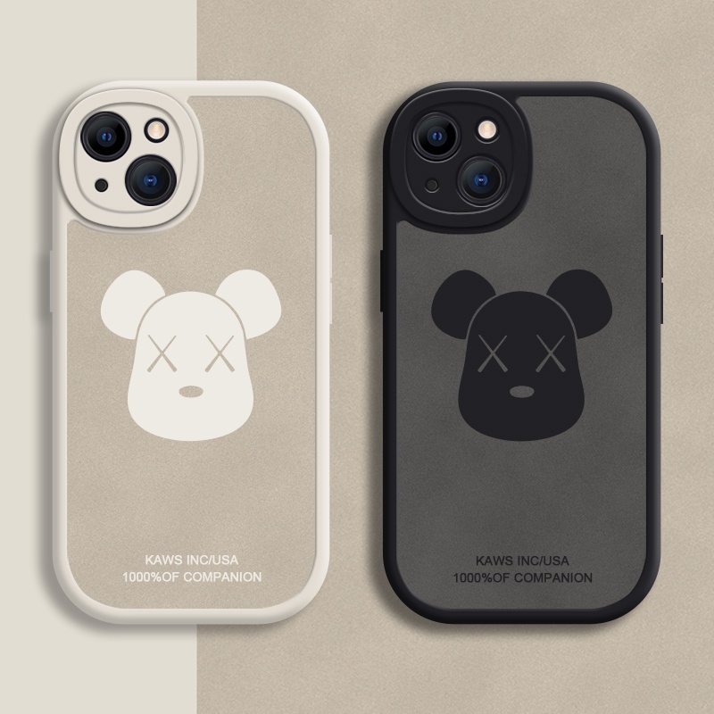 Casing Soft Case Motif Violent Bear Untuk iPhone 6 / 7 / 8 + / X / XR / Xs Max 13 / 11 Pro Max