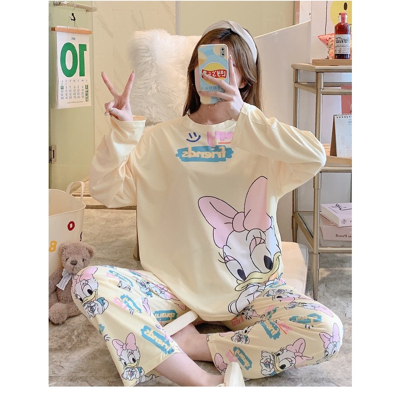 1095 SET BAJU KAOS TIDUR PIYAMA KEKINIAN PP SPANDEK IMPORT FASHION WANITA KOREA ONE SET SETCEL BAJU 
