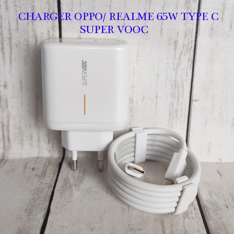 CHARGER OPPO/ REALME SUPER VOOC 65 WATT ORIGINAL 100% USB C