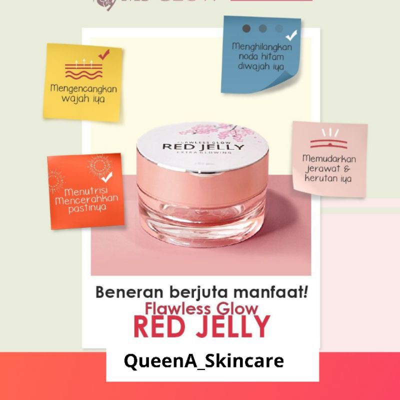 MS GLOW RED JELLY ORI