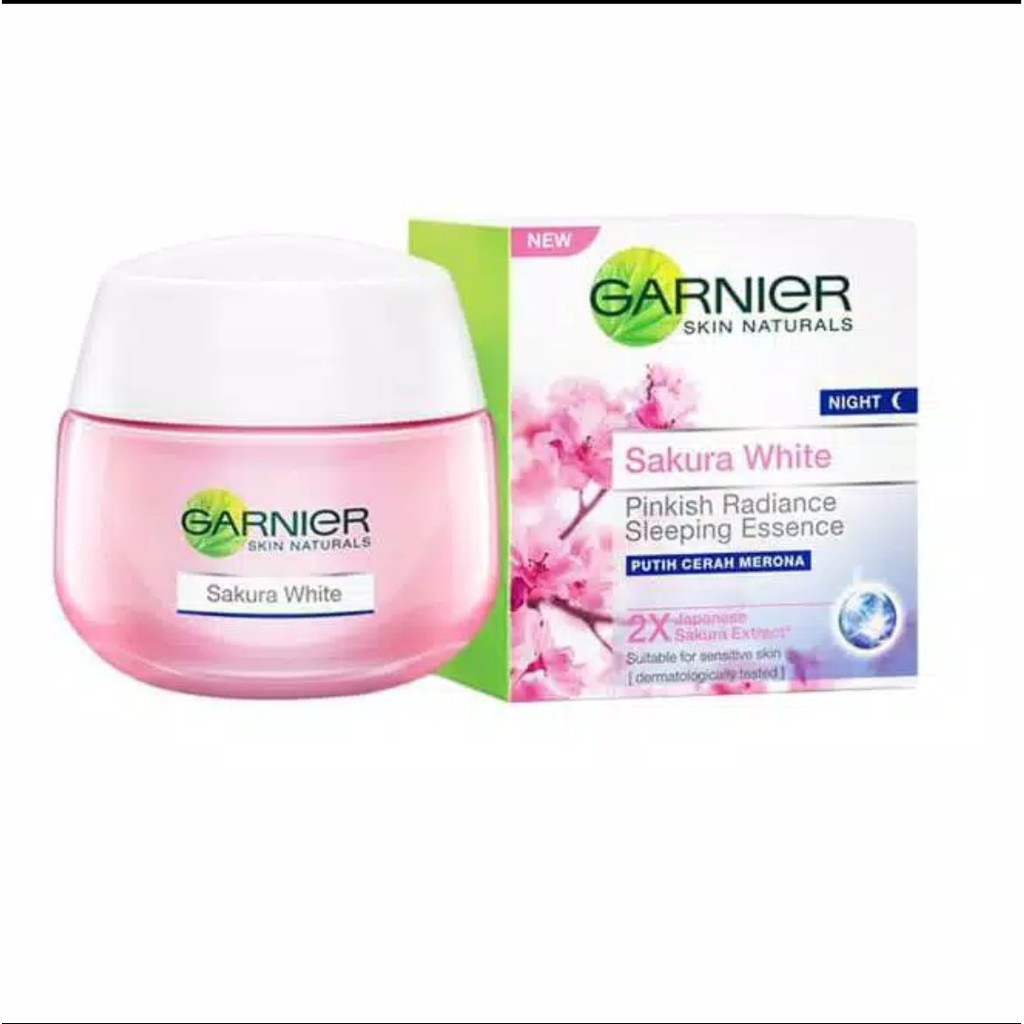 Garnier Sakura White Pinkish Glow Sleeping Mask (Night) 50ML