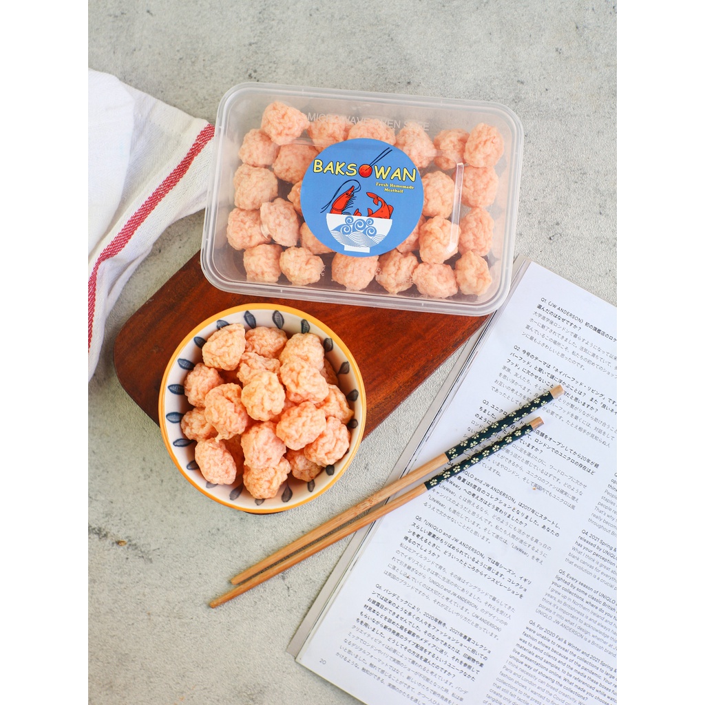 

Bakso Udang / Homemade Shrimpball BAKSOWAN