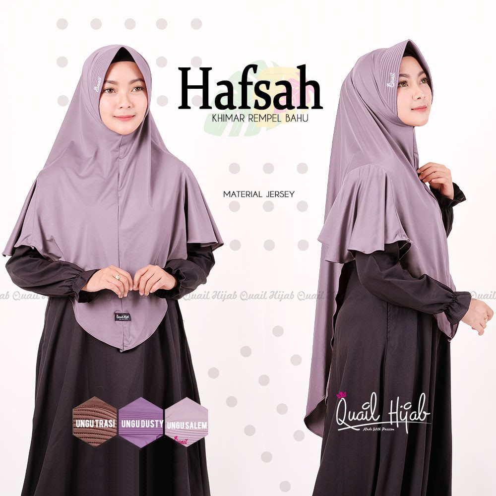 HAFSAH QUAIL HIJAB INSTAN | ORIGINAL QUAIL HIJAB