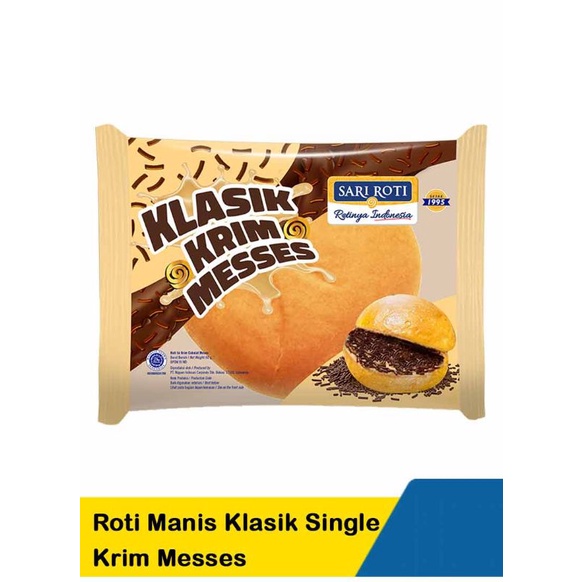 

Sari Roti Roti Manis Klasik Single Krim Messes